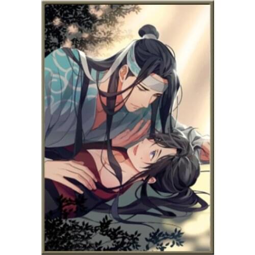 5d Diamond Painting Cross stitch Full Mo Dao Zu Shi, Wei WuXian, Lan WangJi,Forehead Ribbon,The Grandmaster Of Demonic Cultivati