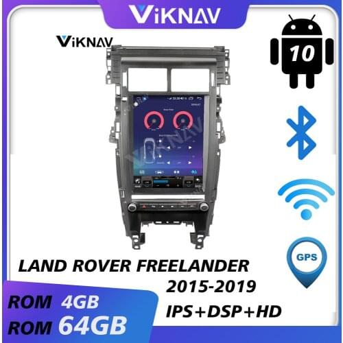Car gps navi video multimedia player for Land Rover Freelander 2015-2019 android auto radio car audio tape recorder