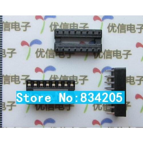 Free shipping 16P DIP IC socket Chip base connector
