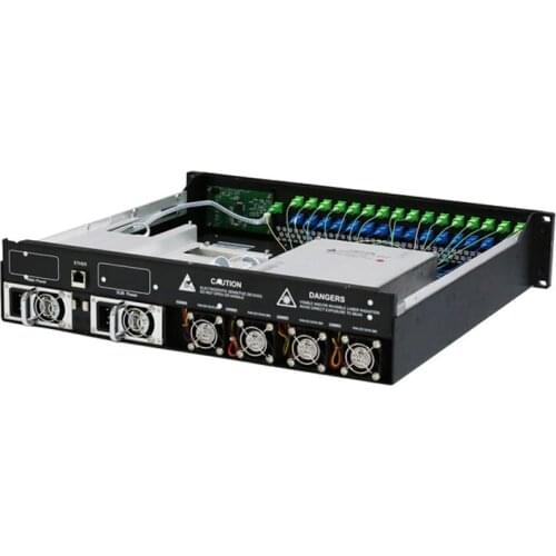 Manufacturer Pricing 1545-1565nm WDM CATV 16 Outputs ports EDFA with SC/LC/APC Connector AC power