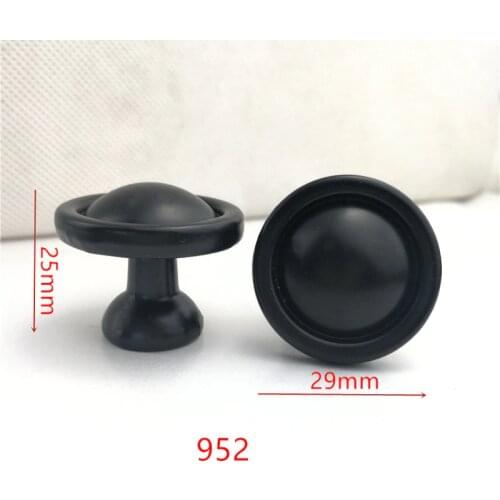 Zinc Alloy Black Cabinet Handles American style Kitchen Cupboard Door Pulls Drawer Knobs Fashion Furniture Handle B-952