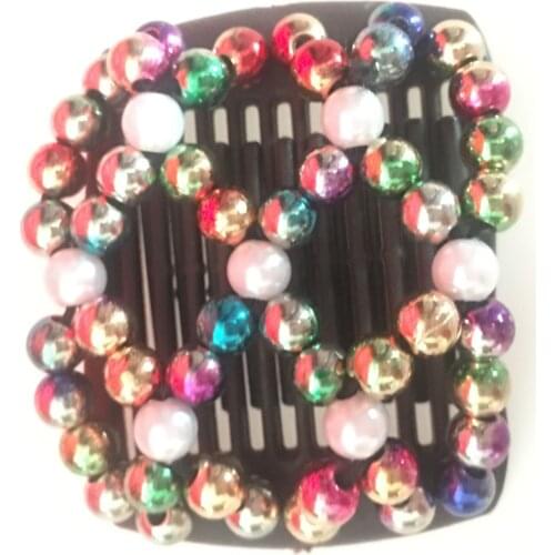 Colour beads small size magic comb 40 pcs/lot classical comb Easy to Use easy to use for young&old