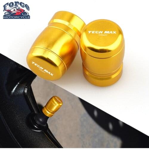 For YAMAHA TMAX 560 Techmax TMAX560 TECH MAX T-MAX Motorcycle Accessories CNC Aluminum Wheel Tire Valve Caps Airtight Covers