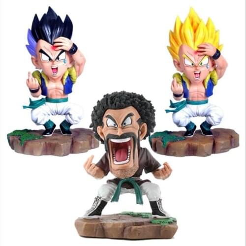 Dragon Ball Z Gotenks Hercule PVC Action Figures Dragon Ball Super Gotenks Super Saiyan 2 Q.ver Figurine Anime Model Toys