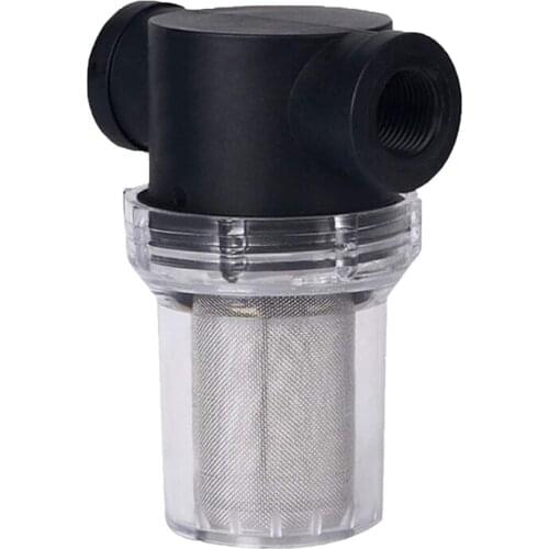 Car Washing Filter 1/2 Inch Inline Mesh Strainer Water Pump Irrigation High Flow Pipeline Filter Gardening Inlet Water