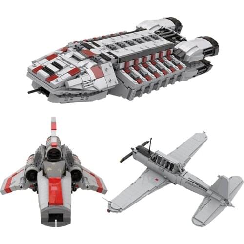 Battlestar Galactica Minotaur Space Cruise Ship Building Blocks Spaceship Bricks Plane Model Educational DIY Toys for Children
