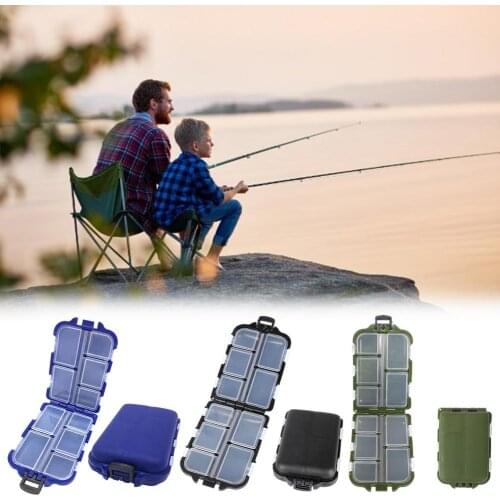 Fishing Gear Accessory Box Multi-function Tool Box For Storage Fishing Tackle Storage Trays Hooks Organizer Waterproof Case