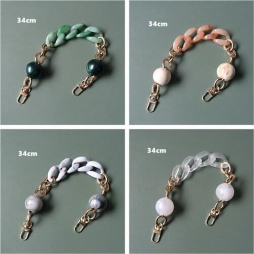 Fashion Woman Handbag Accessory Parts Round Chain Detachable Replacement Strap Shoulder DIY Tool