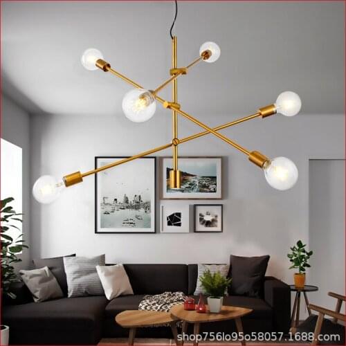 Nordic deco chambre lustre pendente crystal Home Decoration E27 Light Fixture restaurant deco chambre hanglamp luminaire