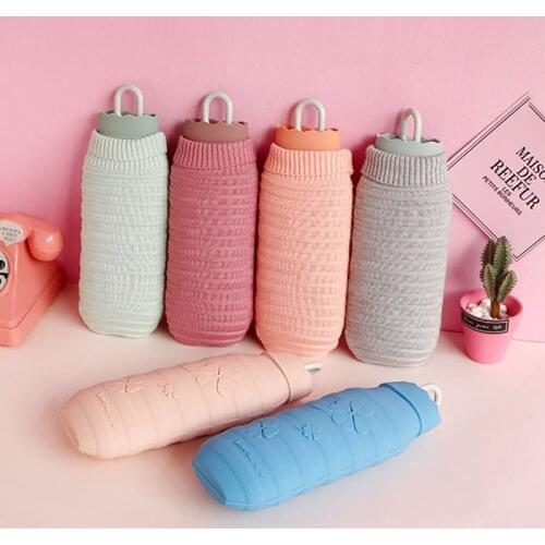 NEW Explosion-proof Hot Water Bottle Portable Thick Silicone Rubber Hot Water Bottle Irrigation Hand Warmers Warm Palace War 1PC