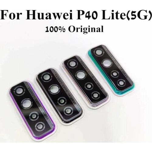 Original Back Camera Ring Glass Lens Cover For Huawei P40 Lite P40lite Rear camera Lens Frame Replacement Parts