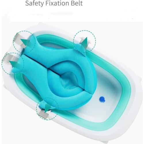Suspension Type Polyester All Seasons Baby Bath Pad Non-Slip Tubs Mat Kids Safety Security Seat Support Childrens Supplies