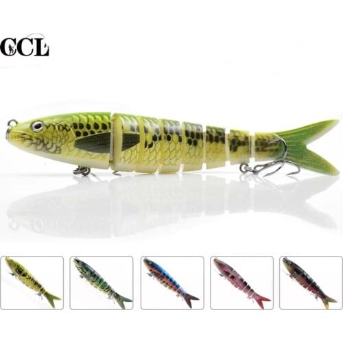 135MM 20G Multi Jointed Swimbait Fishing Lures Tackles Minnow Wobblers Sinking Artificial Hard Baits Bass Trout Pike Pesca