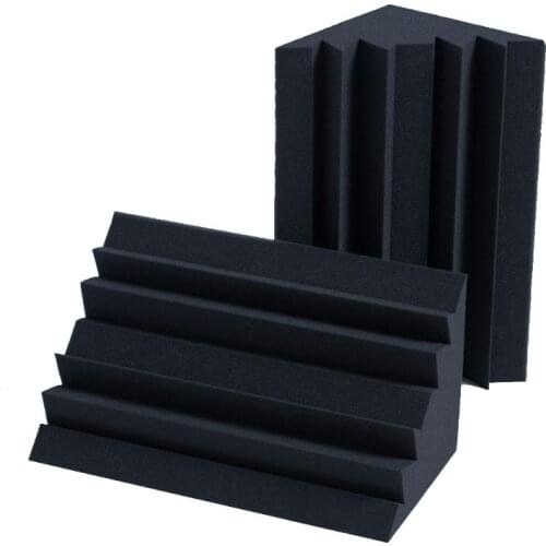4pcs Corner Bass Trap Acoustic Soundproofing Polyurethane Foam Sound Absorption Studio Treatment X4YD