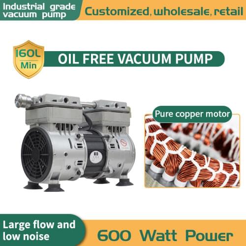 UV-180V High Quality Silent Oil Free 160L/min Air Compressor Vacuum
