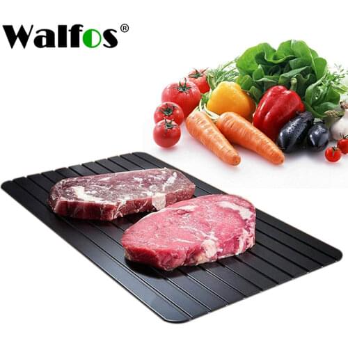 Walfos Fast Defrosting Tray Thaw Frozen Food Meat Fruit Quick Defrosting Plate Board Defrost Kitchen Gadget Tool