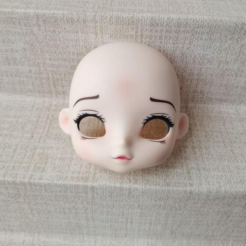 1/6 Doll Pullip Head For bylthe Body Prince molly Dolls DIY Children Toys head nude without hair only face without backplate