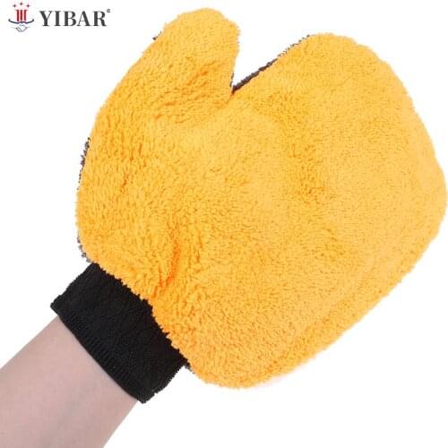 1PCS Car Wash Gloves Car Cleaning Supplies Absorbent Brush Detailing Tool Towel