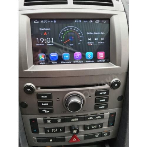 4+64GB PX6 Android 10 For Peugeot 407 2004-2010 Carplay Radio Player Car GPS Navigation Head Unit Car Stereo WIFI DSP BT