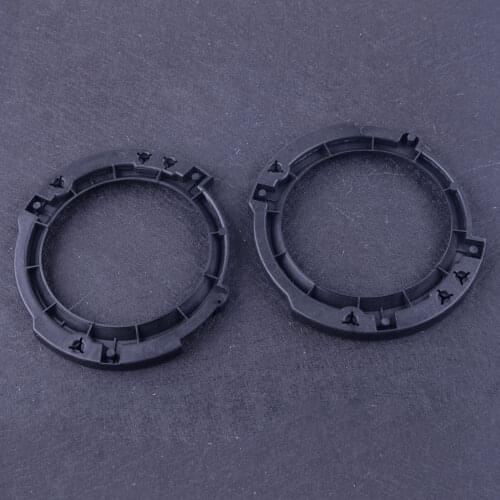Beler Car Accessories 2pcs Black Round Headlight Mounting Ring Bracket Base Fit For Jeep Wrangler JK 2007-2015 2016 2017 2018