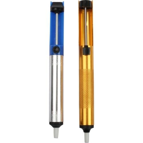 Free shipping Metal Solder Sucker Desoldering Pump Removal Vacuum Soldering Iron Desolder Suction Tin Hand Tools Welding Tools