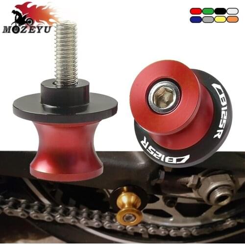 For HONDA CB125R CB 125R CB125R ABS 2018-2019 Motorcycle Accessories CNC Aluminum 6/8/10MM Swingarm Spools Slider Stands Screw