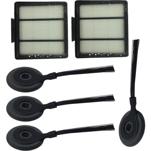Filter Side Brush Kit for Shark ION Robot RV700_N RV720_N RV750_N RV850 RV850BRN RV850WV RV851WV Vacuum Cleaner Replacement Part