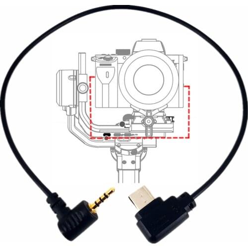 TypeC to 2.5mm L1 RSS Control Cable for Panasonic GH5 G95 GH4 GH3 Camera & DJI RSC2 RS2 RONIN-SC Ronin SC Type-C USB-C