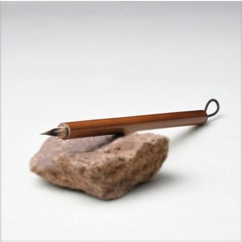 Caligrafia Chinese Brush Pen Small Regular Script Rabbit Hair Calligraphy Brush Chinese Meticulous Painting Brush Tinta China