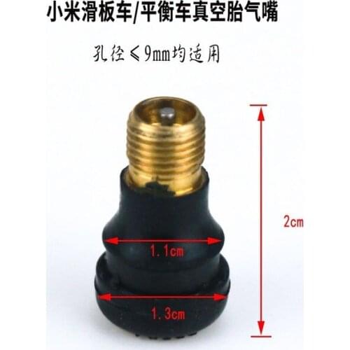 Electric Scooter Balance Car Vacuum Tire Air Valve Front and Rear Wheel Air Valves for Xiaomi Mijia M365 Electric Scooter