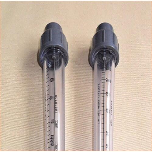 LZS-15 (60-600 L/H Short tube) Pipeline water rotameter flow meter flowmeter Tools Measurement Instruments FlowMeters LZS15