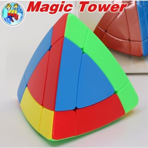Magic cube puzzle SengSo magic tower cube Tetrahedron Pyramorphix pyramid 3x3x3 magic puzzles professional educational twist toy