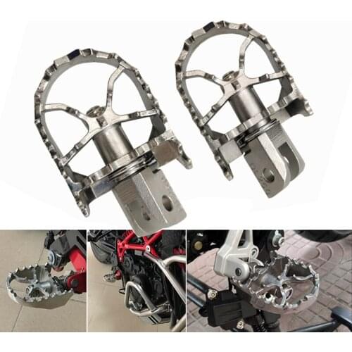 Motorcycle CNC Foot Pegs Pedals Footrest for Suzuki GW250 DL250 V-Strom DL-250 GW-250 Widen Adjustable Foot Rests Footpegs