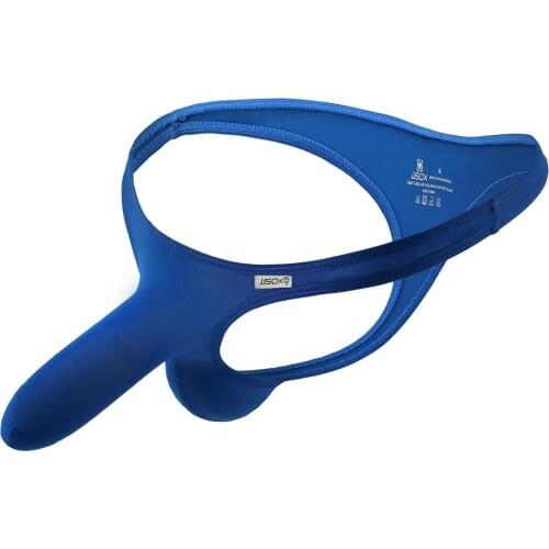 Men Thongs Long Sleeve Penis Pouch Thong Sexy Mens Underwear Gay Briefs Low Rise U Convex Sexy Elephant Nose Underwear Panties