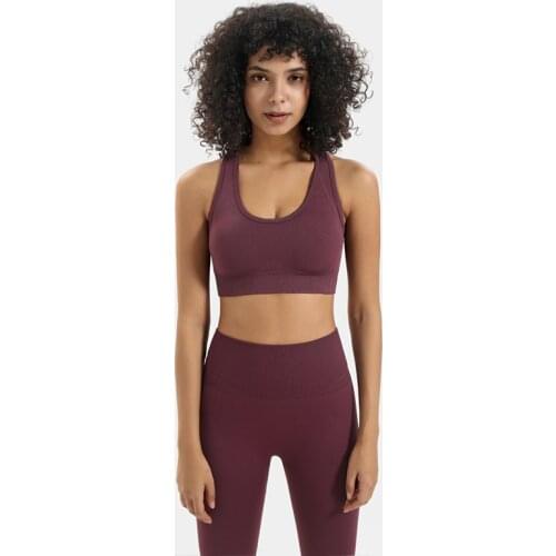 SOISOU New Tight Womens Tracksuit Two Piece Set Women High Waist Seamless Pants Bras Womens Clothing With Free Shipping