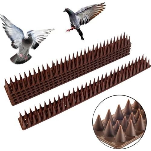 Plastic Spikes Practical Squirre Birds Pigeons Cat Deterrent Tool for Outdoor Garden Fence Wall Off Harmless To Animal