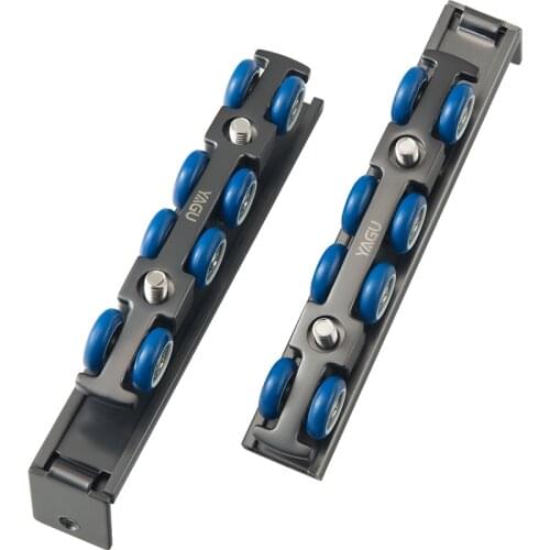 Sliding Door Hanging Wheel Kitchen Bathroom Sliding Wooden Door Pulley Hanging Rail Pulley 8 Wheel Hanging Door Track Pulley