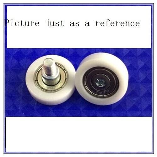 High quality inside 626zz bearing outside polyformaldehyde(POM) Material pulley with M6 screw C4L8