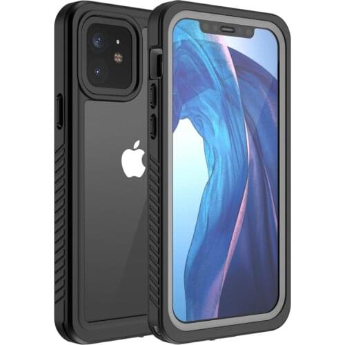 IP68 Waterproof Case Stand For iphone 12 11 Pro Max 12 Mini XS Max XR Dustproof Diving Phone Cover Case Coque Buoyancy bracelet