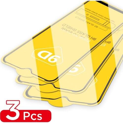 3PCS 9D Screen Srotector For Xiaomi Foco F3 X2 F2 Pro Mi 10T Lite 9T Pro Tempered Glass For Xiaomi Redmi K40 K30 K20 Pro+ Gaming
