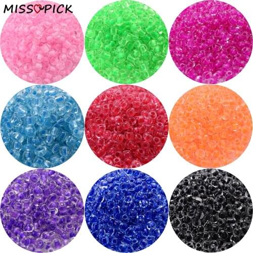 100/200/500pcs 4mm Light Color Charm Czech Glass Seed Beads DIY Bracelet Necklace Beads For Jewelry Making Accessories Wholesale