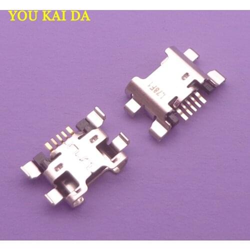 50pcs Micro USB Jack Charging Socket Port Plug Dock Connector 5pin Heavy plate For HUAWEI 7C 7S 7A 7X 8E HONOR 9 lite repair