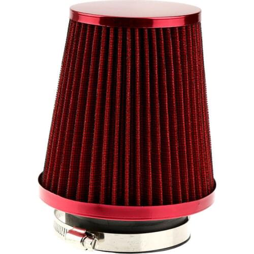 3" 76mm Dual Funnel Adapter Air Filter Tapered Car Cold Air Intake Filter Cleaner For Turbo Racing Universal Auto Vehicle Car