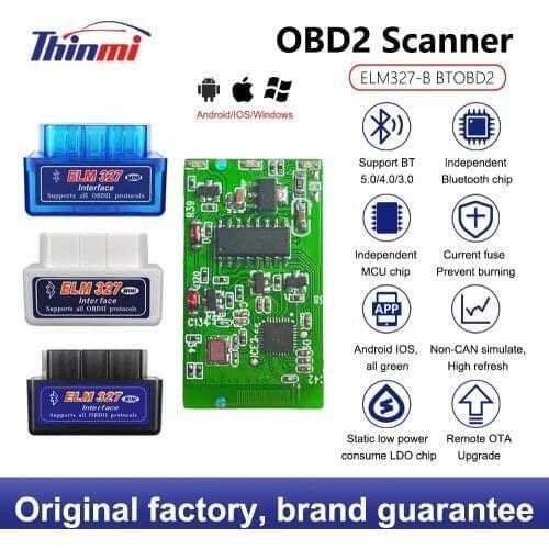 Newest Type OBD2 EOBD2 ELM327 V2.1 Car Code Detector Scanner Support Android/iOS Multi-Systems & Protocols Auto Diagnostic Tool