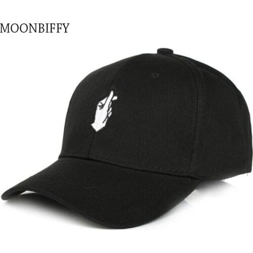 2021 Ulzzang Love Finger Gesture Baseball Hat Curved Brim Summer Men And Women Caps Tide Fashion