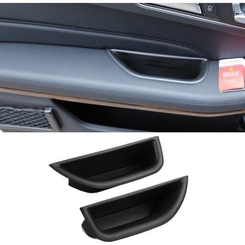 For Mercedes Benz 2008-2015 E Class W212 Door Handle Container Holder Tray Storage Box Car Organizer Accessories