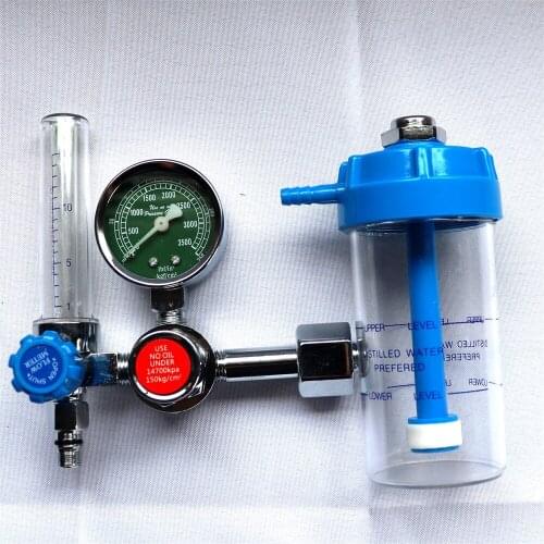 Oxygen Regulator and Flow Meter Absorber Buoy Type Inhalator Pressure Gauge Pressure Reducer Regulator G5/8