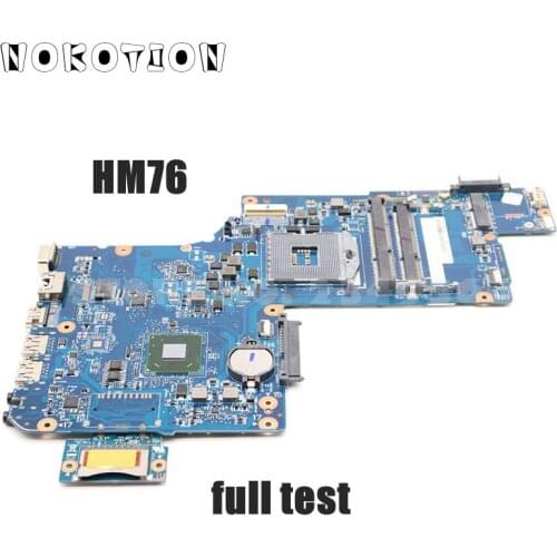 NOKOTION H000046310 For Toshiba satellite C875 C870 L870 L875 Laptop motherboard HM76 GMA HD4000 DDR3