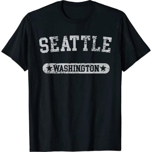Washington State Home T-Shirt I Love Evergreen State Seattle New Coming Male T Shirts Cotton Tees Casual