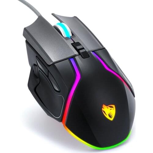 6400dpi new mechanical gaming mouse creative eating chicken macro pressure gun usb luminous wired mouse e-sports gaming mouse